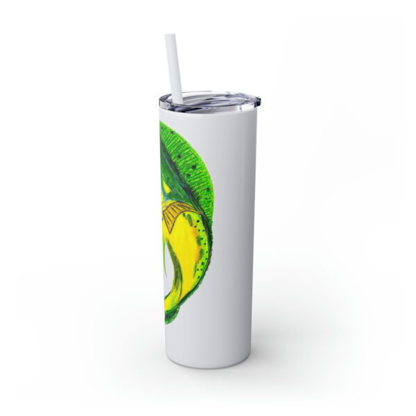 "Dorado Sea Life Series”™ Skinny Tumbler with Straw, 20oz, Tumbler, Cup, Travel Mug, Yellowfin Travel Mug, Dorado Tumbler, Dorado Travel Mug, Mahi Mahi Tumbler, Dolphin Travel Cup, Dorado Spillproof Cup, Mahi Mahi Spill Proof Travel Mug, Dorado Spill Proof Cup - Image 59