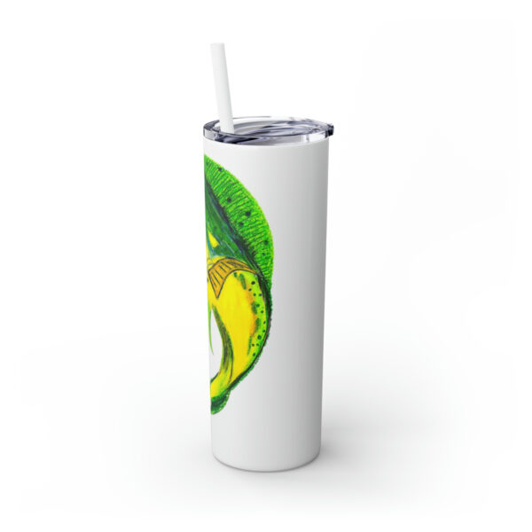 "Dorado Sea Life Series”™ Skinny Tumbler with Straw, 20oz, Tumbler, Cup, Travel Mug, Yellowfin Travel Mug, Dorado Tumbler, Dorado Travel Mug, Mahi Mahi Tumbler, Dolphin Travel Cup, Dorado Spillproof Cup, Mahi Mahi Spill Proof Travel Mug, Dorado Spill Proof Cup - Image 77