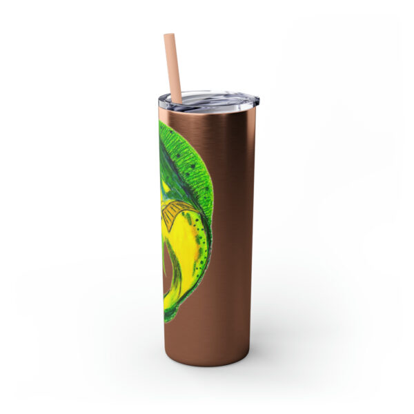 "Dorado Sea Life Series”™ Skinny Tumbler with Straw, 20oz, Tumbler, Cup, Travel Mug, Yellowfin Travel Mug, Dorado Tumbler, Dorado Travel Mug, Mahi Mahi Tumbler, Dolphin Travel Cup, Dorado Spillproof Cup, Mahi Mahi Spill Proof Travel Mug, Dorado Spill Proof Cup - Image 86