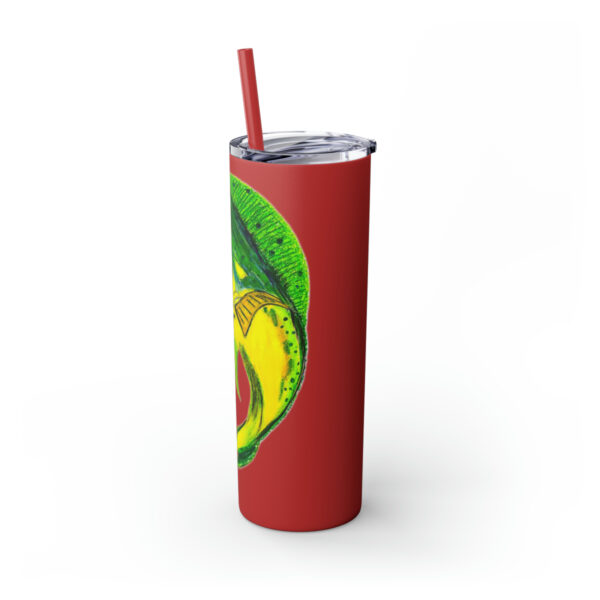 "Dorado Sea Life Series”™ Skinny Tumbler with Straw, 20oz, Tumbler, Cup, Travel Mug, Yellowfin Travel Mug, Dorado Tumbler, Dorado Travel Mug, Mahi Mahi Tumbler, Dolphin Travel Cup, Dorado Spillproof Cup, Mahi Mahi Spill Proof Travel Mug, Dorado Spill Proof Cup - Image 104