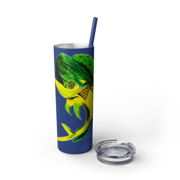 "Dorado Sea Life Series”™ Skinny Tumbler with Straw, 20oz, Tumbler, Cup, Travel Mug, Yellowfin Travel Mug, Dorado Tumbler, Dorado Travel Mug, Mahi Mahi Tumbler, Dolphin Travel Cup, Dorado Spillproof Cup, Mahi Mahi Spill Proof Travel Mug, Dorado Spill Proof Cup - Image 115