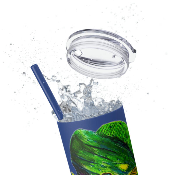 "Dorado Sea Life Series”™ Skinny Tumbler with Straw, 20oz, Tumbler, Cup, Travel Mug, Yellowfin Travel Mug, Dorado Tumbler, Dorado Travel Mug, Mahi Mahi Tumbler, Dolphin Travel Cup, Dorado Spillproof Cup, Mahi Mahi Spill Proof Travel Mug, Dorado Spill Proof Cup - Image 117