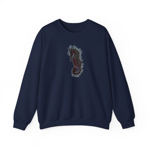 " Electric Seahorse Sea Life Series"™ R G Concepts Unisex Heavy Blend™ Crewneck Sweatshirt. Seahorse Sweatshirt, Beach Sweatshirt, Women's Sweatshirt, Grandmother's sweatshirt, Mother's gift, Grandmother's gift, Pretty Sweatshirt, beach Sweatshirt, Ocean Sweatshirt, Ladies sweatshirt, colorful sweatshirt, I Love Seahorses, Seahorse Girl, Seahorse cowgirl - Image 46