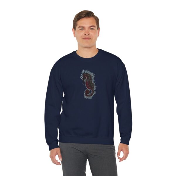 " Electric Seahorse Sea Life Series"™ R G Concepts Unisex Heavy Blend™ Crewneck Sweatshirt. Seahorse Sweatshirt, Beach Sweatshirt, Women's Sweatshirt, Grandmother's sweatshirt, Mother's gift, Grandmother's gift, Pretty Sweatshirt, beach Sweatshirt, Ocean Sweatshirt, Ladies sweatshirt, colorful sweatshirt, I Love Seahorses, Seahorse Girl, Seahorse cowgirl - Image 51