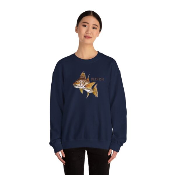 "Redfish  Sea Life Series"™ R G Concepts Unisex Heavy Blend™ Crewneck Sweatshirt, Redfish Sweatshirt, Beach Sweatshirt, Women's Sweatshirt, Grandmother's sweatshirt, Mother's gift, Grandmother's gift, Fish Sweatshirt, Fishing Sweatshirt, Men's Sweatshirt, Men's Saltwater Sweatshirt, Guy's Sweatshirt, Guy's Redfish Sweatshirt, Ocean Sweatshirt, Ladies sweatshirt, colorful sweatshirt, Red Drum, Fishing Girl - Image 5