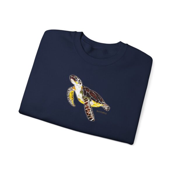 "Sea Turtle Sea Life Series"™ R G Concepts Unisex Heavy Blend™ Crewneck Sweatshirt. Sea Turtle Sweatshirt, Beach Sweatshirt, Women's Sweatshirt, Grandmother's sweatshirt, Mother's gift, Grandmother's gift, Turtle Sweatshirt, beach Sweatshirt, Men's Sweatshirt, Men's Sea turtle Sweatshirt, Guy's Sweatshirt, Guy's Sea Turtle  Sweatshirt, Ocean Sweatshirt, Ladies sweatshirt, colorful sweatshirt, I Love Sea Turtles, Sea Turtle Lover - Image 4