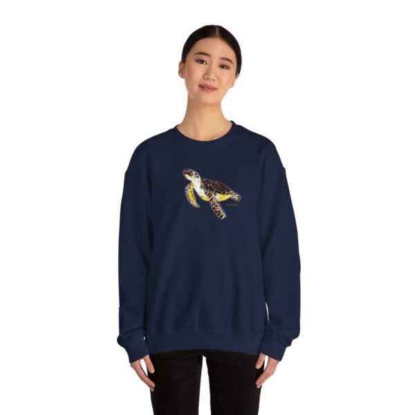 "Sea Turtle Sea Life Series"™ R G Concepts Unisex Heavy Blend™ Crewneck Sweatshirt. Sea Turtle Sweatshirt, Beach Sweatshirt, Women's Sweatshirt, Grandmother's sweatshirt, Mother's gift, Grandmother's gift, Turtle Sweatshirt, beach Sweatshirt, Men's Sweatshirt, Men's Sea turtle Sweatshirt, Guy's Sweatshirt, Guy's Sea Turtle  Sweatshirt, Ocean Sweatshirt, Ladies sweatshirt, colorful sweatshirt, I Love Sea Turtles, Sea Turtle Lover - Image 5