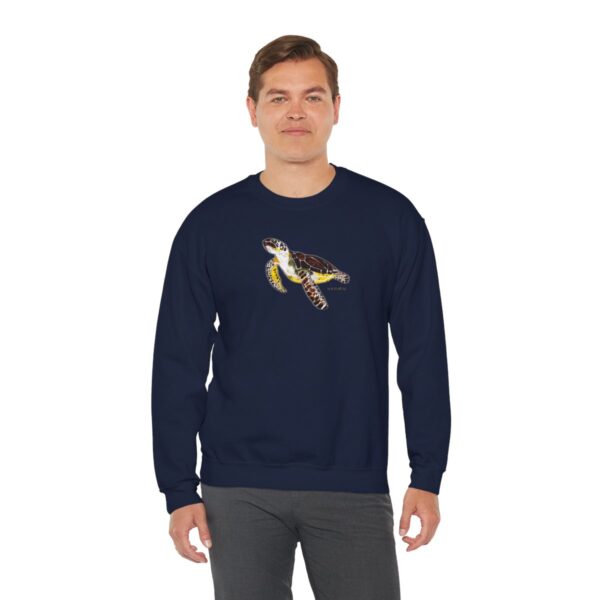 "Sea Turtle Sea Life Series"™ R G Concepts Unisex Heavy Blend™ Crewneck Sweatshirt. Sea Turtle Sweatshirt, Beach Sweatshirt, Women's Sweatshirt, Grandmother's sweatshirt, Mother's gift, Grandmother's gift, Turtle Sweatshirt, beach Sweatshirt, Men's Sweatshirt, Men's Sea turtle Sweatshirt, Guy's Sweatshirt, Guy's Sea Turtle  Sweatshirt, Ocean Sweatshirt, Ladies sweatshirt, colorful sweatshirt, I Love Sea Turtles, Sea Turtle Lover - Image 7