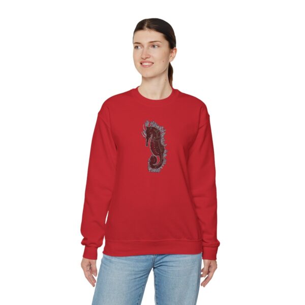 " Electric Seahorse Sea Life Series"™ R G Concepts Unisex Heavy Blend™ Crewneck Sweatshirt. Seahorse Sweatshirt, Beach Sweatshirt, Women's Sweatshirt, Grandmother's sweatshirt, Mother's gift, Grandmother's gift, Pretty Sweatshirt, beach Sweatshirt, Ocean Sweatshirt, Ladies sweatshirt, colorful sweatshirt, I Love Seahorses, Seahorse Girl, Seahorse cowgirl - Image 64