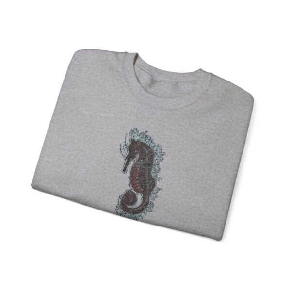 " Electric Seahorse Sea Life Series"™ R G Concepts Unisex Heavy Blend™ Crewneck Sweatshirt. Seahorse Sweatshirt, Beach Sweatshirt, Women's Sweatshirt, Grandmother's sweatshirt, Mother's gift, Grandmother's gift, Pretty Sweatshirt, beach Sweatshirt, Ocean Sweatshirt, Ladies sweatshirt, colorful sweatshirt, I Love Seahorses, Seahorse Girl, Seahorse cowgirl - Image 26