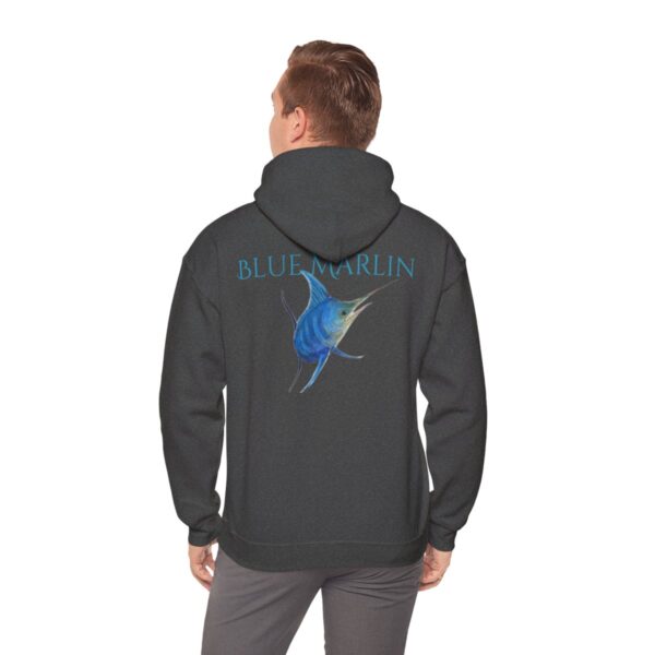 "Blue Marlin Sea Life Series"™; R G Concepts Unisex Heavy Blend™ Hooded Sweatshirt, Sailfish Sweatshirt, Beach Hooded Sweatshirt, Women's Hooded Sweatshirt, Grandmother's sweatshirt, Mother's gift, Grandmother's gift, Fish Sweatshirt, Fishing Sweatshirt, Men's Sweatshirt, Men's Saltwater Sweatshirt, Guy's Sweatshirt, Guy's Marlin Sweatshirt, Ocean Sweatshirt, Men's Gift, Man Gift, Bill Fish, Fishing Girl - Image 62