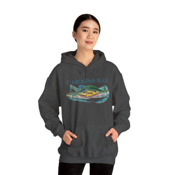 "Carolina Blue" Sea Life Series; R G Concepts Unisex Heavy Blend™ Hooded Sweatshirt, Blue Crab Hooded Sweatshirt, Beach Hooded Sweatshirt, Women's Hooded Sweatshirt, Grandmother's sweatshirt, Mother's gift, Grandmother's gift, Hooded Sweatshirt, Hoodie, beach Sweatshirt, Men's Hooded Sweatshirt, Men's Blue Crab Hoodie, Guy's Sweatshirt, Guy's Crab Hooded Sweatshirt, Ocean Sweatshirt, Ladies Hooded sweatshirt, Girls Hooded sweatshirt, Men's Crab Sweatshirt - Image 59