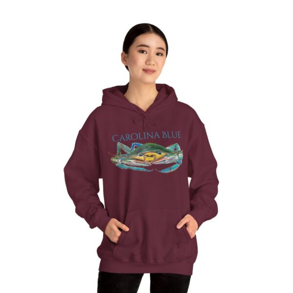 "Carolina Blue" Sea Life Series; R G Concepts Unisex Heavy Blend™ Hooded Sweatshirt, Blue Crab Hooded Sweatshirt, Beach Hooded Sweatshirt, Women's Hooded Sweatshirt, Grandmother's sweatshirt, Mother's gift, Grandmother's gift, Hooded Sweatshirt, Hoodie, beach Sweatshirt, Men's Hooded Sweatshirt, Men's Blue Crab Hoodie, Guy's Sweatshirt, Guy's Crab Hooded Sweatshirt, Ocean Sweatshirt, Ladies Hooded sweatshirt, Girls Hooded sweatshirt, Men's Crab Sweatshirt - Image 46