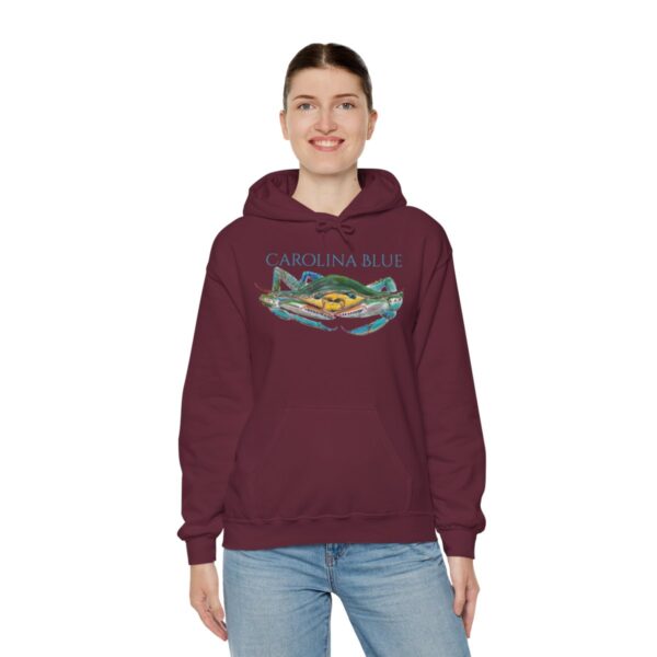 "Carolina Blue" Sea Life Series; R G Concepts Unisex Heavy Blend™ Hooded Sweatshirt, Blue Crab Hooded Sweatshirt, Beach Hooded Sweatshirt, Women's Hooded Sweatshirt, Grandmother's sweatshirt, Mother's gift, Grandmother's gift, Hooded Sweatshirt, Hoodie, beach Sweatshirt, Men's Hooded Sweatshirt, Men's Blue Crab Hoodie, Guy's Sweatshirt, Guy's Crab Hooded Sweatshirt, Ocean Sweatshirt, Ladies Hooded sweatshirt, Girls Hooded sweatshirt, Men's Crab Sweatshirt - Image 47