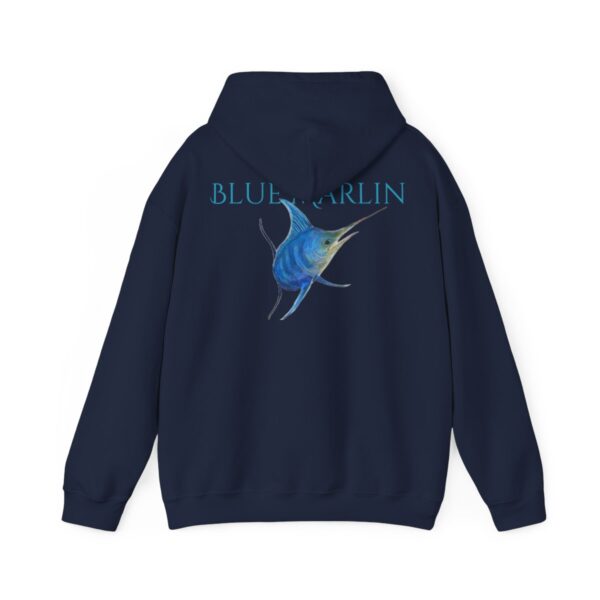 "Blue Marlin Sea Life Series"™; R G Concepts Unisex Heavy Blend™ Hooded Sweatshirt, Sailfish Sweatshirt, Beach Hooded Sweatshirt, Women's Hooded Sweatshirt, Grandmother's sweatshirt, Mother's gift, Grandmother's gift, Fish Sweatshirt, Fishing Sweatshirt, Men's Sweatshirt, Men's Saltwater Sweatshirt, Guy's Sweatshirt, Guy's Marlin Sweatshirt, Ocean Sweatshirt, Men's Gift, Man Gift, Bill Fish, Fishing Girl - Image 107