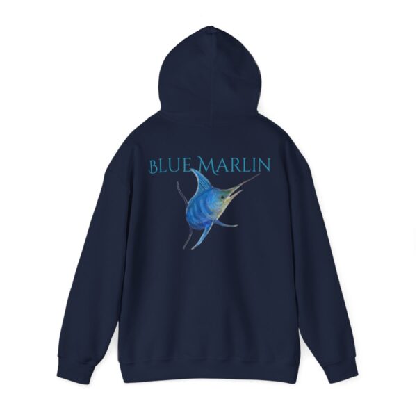 "Blue Marlin Sea Life Series"™; R G Concepts Unisex Heavy Blend™ Hooded Sweatshirt, Sailfish Sweatshirt, Beach Hooded Sweatshirt, Women's Hooded Sweatshirt, Grandmother's sweatshirt, Mother's gift, Grandmother's gift, Fish Sweatshirt, Fishing Sweatshirt, Men's Sweatshirt, Men's Saltwater Sweatshirt, Guy's Sweatshirt, Guy's Marlin Sweatshirt, Ocean Sweatshirt, Men's Gift, Man Gift, Bill Fish, Fishing Girl - Image 105