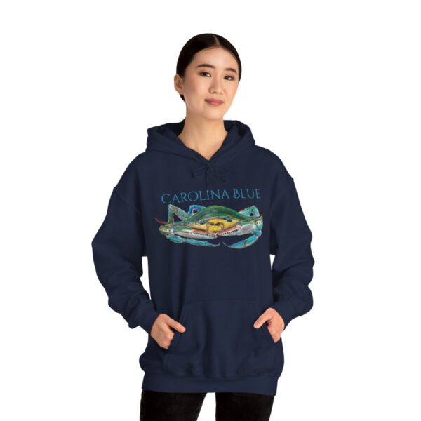 "Carolina Blue" Sea Life Series; R G Concepts Unisex Heavy Blend™ Hooded Sweatshirt, Blue Crab Hooded Sweatshirt, Beach Hooded Sweatshirt, Women's Hooded Sweatshirt, Grandmother's sweatshirt, Mother's gift, Grandmother's gift, Hooded Sweatshirt, Hoodie, beach Sweatshirt, Men's Hooded Sweatshirt, Men's Blue Crab Hoodie, Guy's Sweatshirt, Guy's Crab Hooded Sweatshirt, Ocean Sweatshirt, Ladies Hooded sweatshirt, Girls Hooded sweatshirt, Men's Crab Sweatshirt - Image 111