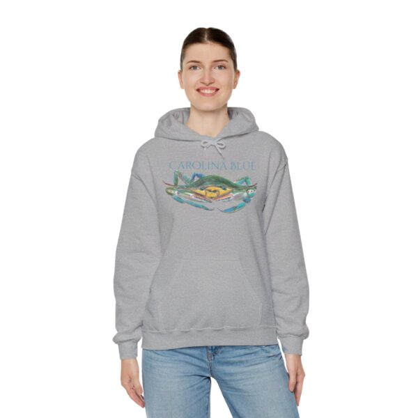 "Carolina Blue" Sea Life Series; R G Concepts Unisex Heavy Blend™ Hooded Sweatshirt, Blue Crab Hooded Sweatshirt, Beach Hooded Sweatshirt, Women's Hooded Sweatshirt, Grandmother's sweatshirt, Mother's gift, Grandmother's gift, Hooded Sweatshirt, Hoodie, beach Sweatshirt, Men's Hooded Sweatshirt, Men's Blue Crab Hoodie, Guy's Sweatshirt, Guy's Crab Hooded Sweatshirt, Ocean Sweatshirt, Ladies Hooded sweatshirt, Girls Hooded sweatshirt, Men's Crab Sweatshirt - Image 34