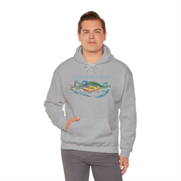 "Carolina Blue" Sea Life Series; R G Concepts Unisex Heavy Blend™ Hooded Sweatshirt, Blue Crab Hooded Sweatshirt, Beach Hooded Sweatshirt, Women's Hooded Sweatshirt, Grandmother's sweatshirt, Mother's gift, Grandmother's gift, Hooded Sweatshirt, Hoodie, beach Sweatshirt, Men's Hooded Sweatshirt, Men's Blue Crab Hoodie, Guy's Sweatshirt, Guy's Crab Hooded Sweatshirt, Ocean Sweatshirt, Ladies Hooded sweatshirt, Girls Hooded sweatshirt, Men's Crab Sweatshirt - Image 35