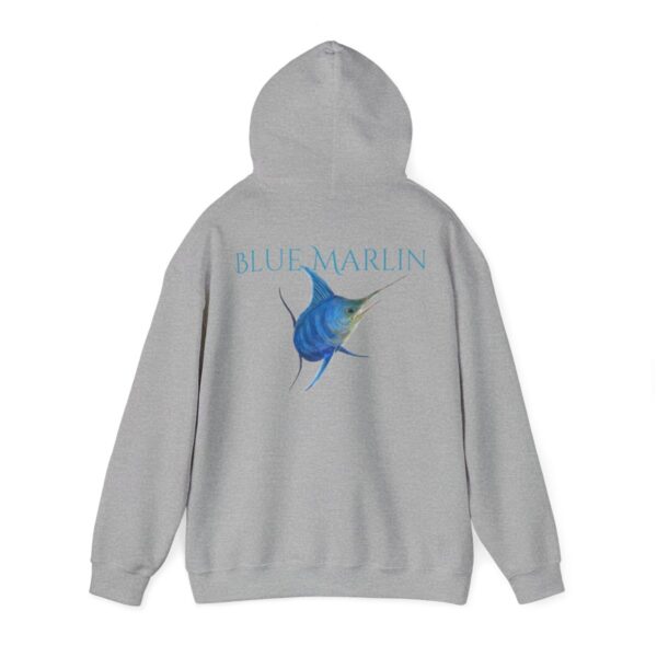 "Blue Marlin Sea Life Series"™; R G Concepts Unisex Heavy Blend™ Hooded Sweatshirt, Sailfish Sweatshirt, Beach Hooded Sweatshirt, Women's Hooded Sweatshirt, Grandmother's sweatshirt, Mother's gift, Grandmother's gift, Fish Sweatshirt, Fishing Sweatshirt, Men's Sweatshirt, Men's Saltwater Sweatshirt, Guy's Sweatshirt, Guy's Marlin Sweatshirt, Ocean Sweatshirt, Men's Gift, Man Gift, Bill Fish, Fishing Girl - Image 27