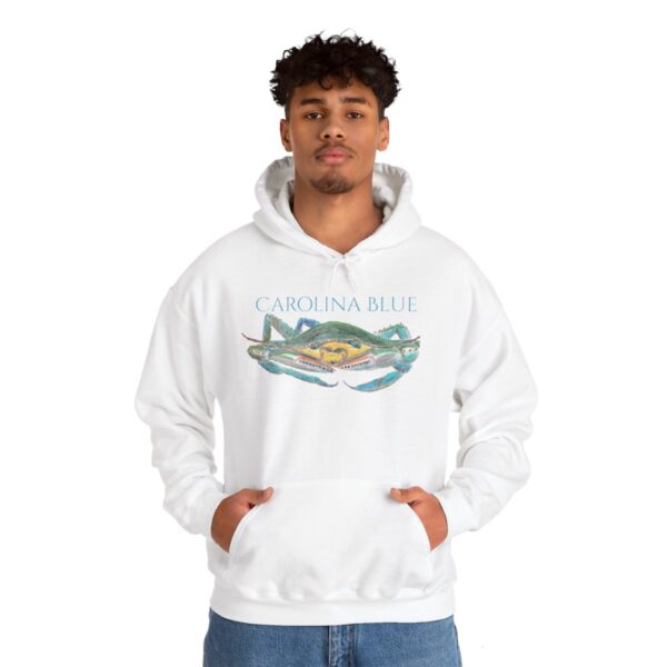 "Carolina Blue" Sea Life Series; R G Concepts Unisex Heavy Blend™ Hooded Sweatshirt, Blue Crab Hooded Sweatshirt, Beach Hooded Sweatshirt, Women's Hooded Sweatshirt, Grandmother's sweatshirt, Mother's gift, Grandmother's gift, Hooded Sweatshirt, Hoodie, beach Sweatshirt, Men's Hooded Sweatshirt, Men's Blue Crab Hoodie, Guy's Sweatshirt, Guy's Crab Hooded Sweatshirt, Ocean Sweatshirt, Ladies Hooded sweatshirt, Girls Hooded sweatshirt, Men's Crab Sweatshirt - Image 14