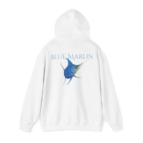 "Blue Marlin Sea Life Series"™; R G Concepts Unisex Heavy Blend™ Hooded Sweatshirt, Sailfish Sweatshirt, Beach Hooded Sweatshirt, Women's Hooded Sweatshirt, Grandmother's sweatshirt, Mother's gift, Grandmother's gift, Fish Sweatshirt, Fishing Sweatshirt, Men's Sweatshirt, Men's Saltwater Sweatshirt, Guy's Sweatshirt, Guy's Marlin Sweatshirt, Ocean Sweatshirt, Men's Gift, Man Gift, Bill Fish, Fishing Girl - Image 14