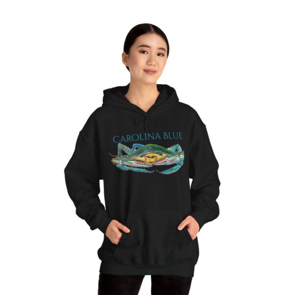 "Carolina Blue" Sea Life Series; R G Concepts Unisex Heavy Blend™ Hooded Sweatshirt, Blue Crab Hooded Sweatshirt, Beach Hooded Sweatshirt, Women's Hooded Sweatshirt, Grandmother's sweatshirt, Mother's gift, Grandmother's gift, Hooded Sweatshirt, Hoodie, beach Sweatshirt, Men's Hooded Sweatshirt, Men's Blue Crab Hoodie, Guy's Sweatshirt, Guy's Crab Hooded Sweatshirt, Ocean Sweatshirt, Ladies Hooded sweatshirt, Girls Hooded sweatshirt, Men's Crab Sweatshirt - Image 7