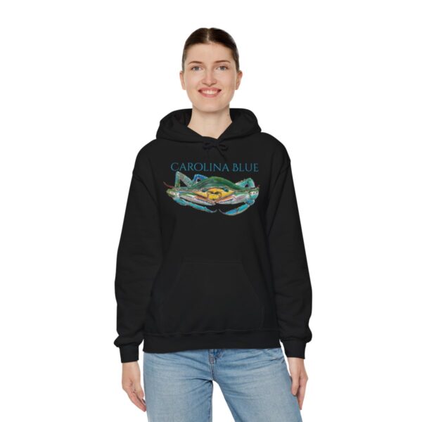 "Carolina Blue" Sea Life Series; R G Concepts Unisex Heavy Blend™ Hooded Sweatshirt, Blue Crab Hooded Sweatshirt, Beach Hooded Sweatshirt, Women's Hooded Sweatshirt, Grandmother's sweatshirt, Mother's gift, Grandmother's gift, Hooded Sweatshirt, Hoodie, beach Sweatshirt, Men's Hooded Sweatshirt, Men's Blue Crab Hoodie, Guy's Sweatshirt, Guy's Crab Hooded Sweatshirt, Ocean Sweatshirt, Ladies Hooded sweatshirt, Girls Hooded sweatshirt, Men's Crab Sweatshirt - Image 8