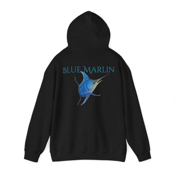 "Blue Marlin Sea Life Series"™; R G Concepts Unisex Heavy Blend™ Hooded Sweatshirt, Sailfish Sweatshirt, Beach Hooded Sweatshirt, Women's Hooded Sweatshirt, Grandmother's sweatshirt, Mother's gift, Grandmother's gift, Fish Sweatshirt, Fishing Sweatshirt, Men's Sweatshirt, Men's Saltwater Sweatshirt, Guy's Sweatshirt, Guy's Marlin Sweatshirt, Ocean Sweatshirt, Men's Gift, Man Gift, Bill Fish, Fishing Girl