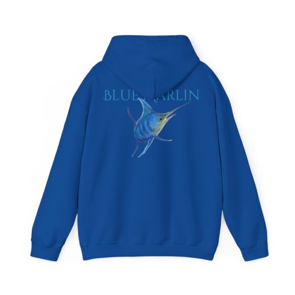 "Blue Marlin Sea Life Series"™; R G Concepts Unisex Heavy Blend™ Hooded Sweatshirt, Sailfish Sweatshirt, Beach Hooded Sweatshirt, Women's Hooded Sweatshirt, Grandmother's sweatshirt, Mother's gift, Grandmother's gift, Fish Sweatshirt, Fishing Sweatshirt, Men's Sweatshirt, Men's Saltwater Sweatshirt, Guy's Sweatshirt, Guy's Marlin Sweatshirt, Ocean Sweatshirt, Men's Gift, Man Gift, Bill Fish, Fishing Girl - Image 94