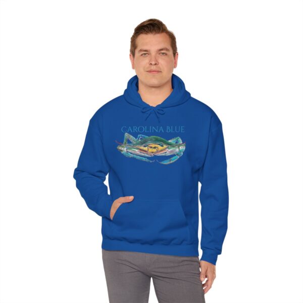 "Carolina Blue" Sea Life Series; R G Concepts Unisex Heavy Blend™ Hooded Sweatshirt, Blue Crab Hooded Sweatshirt, Beach Hooded Sweatshirt, Women's Hooded Sweatshirt, Grandmother's sweatshirt, Mother's gift, Grandmother's gift, Hooded Sweatshirt, Hoodie, beach Sweatshirt, Men's Hooded Sweatshirt, Men's Blue Crab Hoodie, Guy's Sweatshirt, Guy's Crab Hooded Sweatshirt, Ocean Sweatshirt, Ladies Hooded sweatshirt, Girls Hooded sweatshirt, Men's Crab Sweatshirt - Image 100