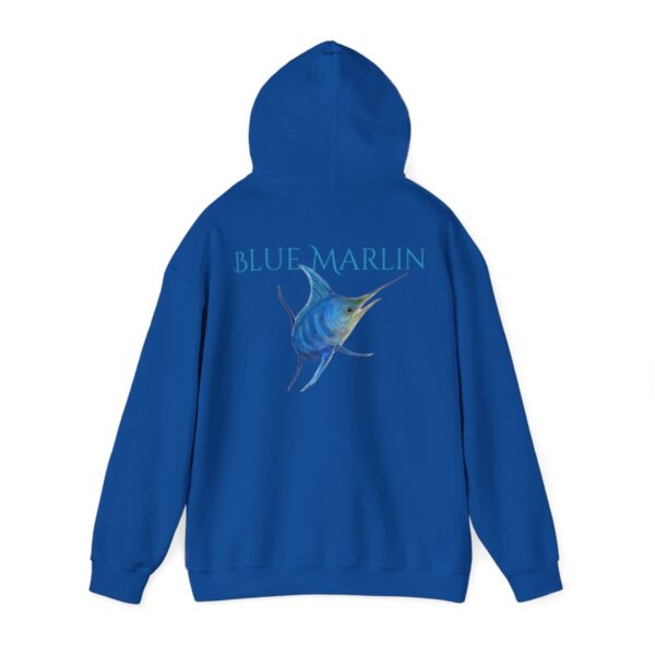 "Blue Marlin Sea Life Series"™; R G Concepts Unisex Heavy Blend™ Hooded Sweatshirt, Sailfish Sweatshirt, Beach Hooded Sweatshirt, Women's Hooded Sweatshirt, Grandmother's sweatshirt, Mother's gift, Grandmother's gift, Fish Sweatshirt, Fishing Sweatshirt, Men's Sweatshirt, Men's Saltwater Sweatshirt, Guy's Sweatshirt, Guy's Marlin Sweatshirt, Ocean Sweatshirt, Men's Gift, Man Gift, Bill Fish, Fishing Girl - Image 92