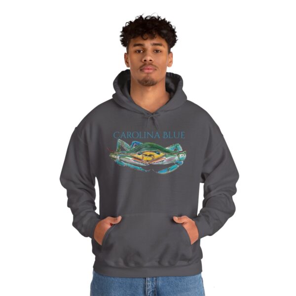 "Carolina Blue" Sea Life Series; R G Concepts Unisex Heavy Blend™ Hooded Sweatshirt, Blue Crab Hooded Sweatshirt, Beach Hooded Sweatshirt, Women's Hooded Sweatshirt, Grandmother's sweatshirt, Mother's gift, Grandmother's gift, Hooded Sweatshirt, Hoodie, beach Sweatshirt, Men's Hooded Sweatshirt, Men's Blue Crab Hoodie, Guy's Sweatshirt, Guy's Crab Hooded Sweatshirt, Ocean Sweatshirt, Ladies Hooded sweatshirt, Girls Hooded sweatshirt, Men's Crab Sweatshirt - Image 79