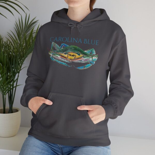 "Carolina Blue" Sea Life Series; R G Concepts Unisex Heavy Blend™ Hooded Sweatshirt, Blue Crab Hooded Sweatshirt, Beach Hooded Sweatshirt, Women's Hooded Sweatshirt, Grandmother's sweatshirt, Mother's gift, Grandmother's gift, Hooded Sweatshirt, Hoodie, beach Sweatshirt, Men's Hooded Sweatshirt, Men's Blue Crab Hoodie, Guy's Sweatshirt, Guy's Crab Hooded Sweatshirt, Ocean Sweatshirt, Ladies Hooded sweatshirt, Girls Hooded sweatshirt, Men's Crab Sweatshirt - Image 91