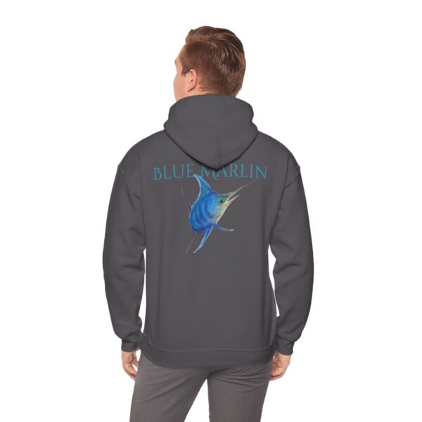 "Blue Marlin Sea Life Series"™; R G Concepts Unisex Heavy Blend™ Hooded Sweatshirt, Sailfish Sweatshirt, Beach Hooded Sweatshirt, Women's Hooded Sweatshirt, Grandmother's sweatshirt, Mother's gift, Grandmother's gift, Fish Sweatshirt, Fishing Sweatshirt, Men's Sweatshirt, Men's Saltwater Sweatshirt, Guy's Sweatshirt, Guy's Marlin Sweatshirt, Ocean Sweatshirt, Men's Gift, Man Gift, Bill Fish, Fishing Girl - Image 88