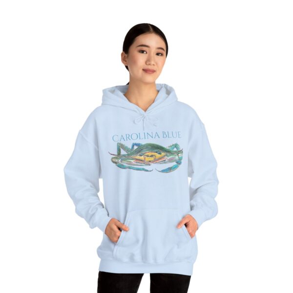 "Carolina Blue" Sea Life Series; R G Concepts Unisex Heavy Blend™ Hooded Sweatshirt, Blue Crab Hooded Sweatshirt, Beach Hooded Sweatshirt, Women's Hooded Sweatshirt, Grandmother's sweatshirt, Mother's gift, Grandmother's gift, Hooded Sweatshirt, Hoodie, beach Sweatshirt, Men's Hooded Sweatshirt, Men's Blue Crab Hoodie, Guy's Sweatshirt, Guy's Crab Hooded Sweatshirt, Ocean Sweatshirt, Ladies Hooded sweatshirt, Girls Hooded sweatshirt, Men's Crab Sweatshirt - Image 72