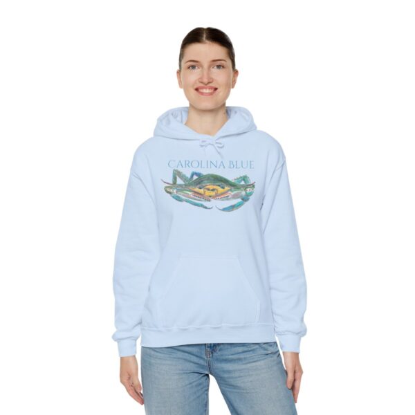 "Carolina Blue" Sea Life Series; R G Concepts Unisex Heavy Blend™ Hooded Sweatshirt, Blue Crab Hooded Sweatshirt, Beach Hooded Sweatshirt, Women's Hooded Sweatshirt, Grandmother's sweatshirt, Mother's gift, Grandmother's gift, Hooded Sweatshirt, Hoodie, beach Sweatshirt, Men's Hooded Sweatshirt, Men's Blue Crab Hoodie, Guy's Sweatshirt, Guy's Crab Hooded Sweatshirt, Ocean Sweatshirt, Ladies Hooded sweatshirt, Girls Hooded sweatshirt, Men's Crab Sweatshirt - Image 73