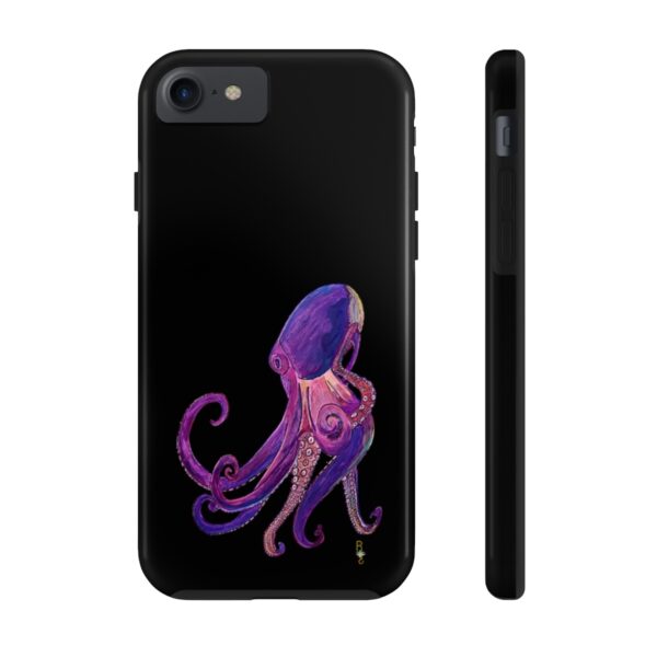 "Octopus" Sea Life Series on Black; R G Concepts Tough Phone Cases, iPhone Case, iPhone Cases, Phone Case, Fish iPhone, Octopus iPhone Case - Image 4