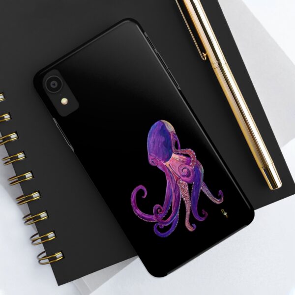 "Octopus" Sea Life Series on Black; R G Concepts Tough Phone Cases, iPhone Case, iPhone Cases, Phone Case, Fish iPhone, Octopus iPhone Case - Image 9