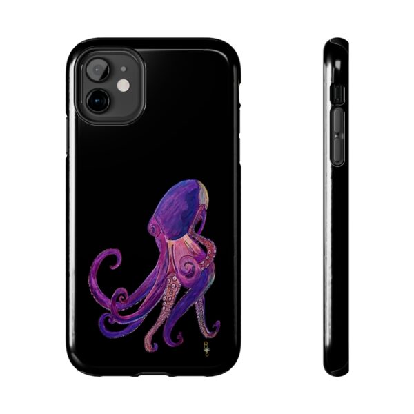 "Octopus" Sea Life Series on Black; R G Concepts Tough Phone Cases, iPhone Case, iPhone Cases, Phone Case, Fish iPhone, Octopus iPhone Case - Image 14