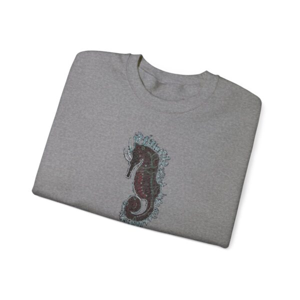 " Electric Seahorse Sea Life Series"™ R G Concepts Unisex Heavy Blend™ Crewneck Sweatshirt. Seahorse Sweatshirt, Beach Sweatshirt, Women's Sweatshirt, Grandmother's sweatshirt, Mother's gift, Grandmother's gift, Pretty Sweatshirt, beach Sweatshirt, Ocean Sweatshirt, Ladies sweatshirt, colorful sweatshirt, I Love Seahorses, Seahorse Girl, Seahorse cowgirl - Image 37