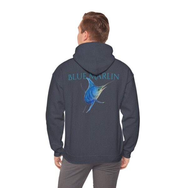 "Blue Marlin Sea Life Series"™; R G Concepts Unisex Heavy Blend™ Hooded Sweatshirt, Sailfish Sweatshirt, Beach Hooded Sweatshirt, Women's Hooded Sweatshirt, Grandmother's sweatshirt, Mother's gift, Grandmother's gift, Fish Sweatshirt, Fishing Sweatshirt, Men's Sweatshirt, Men's Saltwater Sweatshirt, Guy's Sweatshirt, Guy's Marlin Sweatshirt, Ocean Sweatshirt, Men's Gift, Man Gift, Bill Fish, Fishing Girl - Image 127