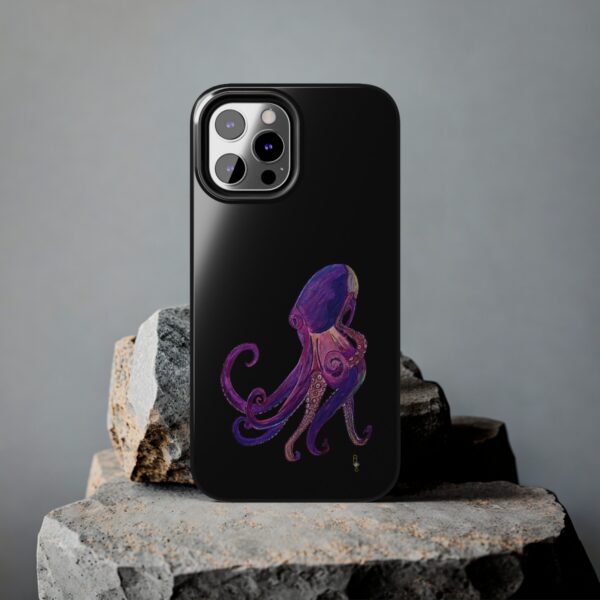 "Octopus" Sea Life Series on Black; R G Concepts Tough Phone Cases, iPhone Case, iPhone Cases, Phone Case, Fish iPhone, Octopus iPhone Case - Image 54