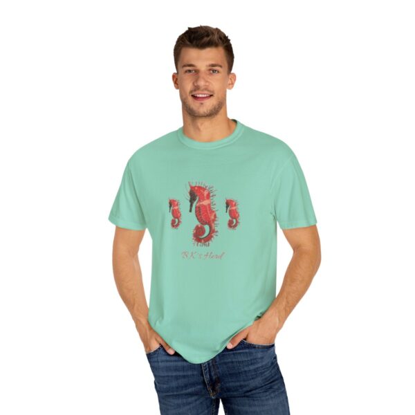 South West BK Herd "Emperor Seahorse"  Sea Life Series T-shirt, Seahorse T-shirt, Red Seahorse T-shirt, Emperor Seahorse T-shirt, Men's T-shirt, Women's T-shirt, Men's Seahorse Shirt, Women's Seahorse Shirt, Women's Seahorse T-shirt, Men's Shirt, Unisex T-shirt, Unisex Seahorse Shirt, Unisex Emperor Seahorse shirt, Saltwater Shirt, Saltwater T-shirt, Unisex Saltwater T-shirt - Image 5