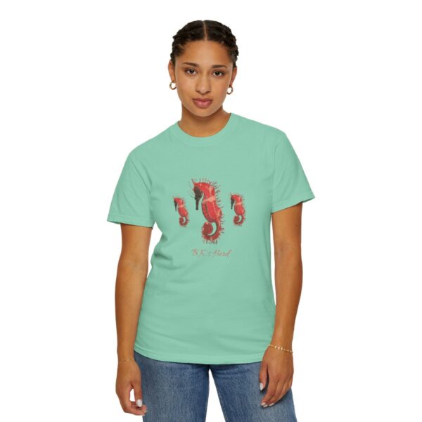 South West BK Herd "Emperor Seahorse"  Sea Life Series T-shirt, Seahorse T-shirt, Red Seahorse T-shirt, Emperor Seahorse T-shirt, Men's T-shirt, Women's T-shirt, Men's Seahorse Shirt, Women's Seahorse Shirt, Women's Seahorse T-shirt, Men's Shirt, Unisex T-shirt, Unisex Seahorse Shirt, Unisex Emperor Seahorse shirt, Saltwater Shirt, Saltwater T-shirt, Unisex Saltwater T-shirt - Image 6