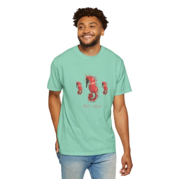 South West BK Herd "Emperor Seahorse"  Sea Life Series T-shirt, Seahorse T-shirt, Red Seahorse T-shirt, Emperor Seahorse T-shirt, Men's T-shirt, Women's T-shirt, Men's Seahorse Shirt, Women's Seahorse Shirt, Women's Seahorse T-shirt, Men's Shirt, Unisex T-shirt, Unisex Seahorse Shirt, Unisex Emperor Seahorse shirt, Saltwater Shirt, Saltwater T-shirt, Unisex Saltwater T-shirt - Image 10