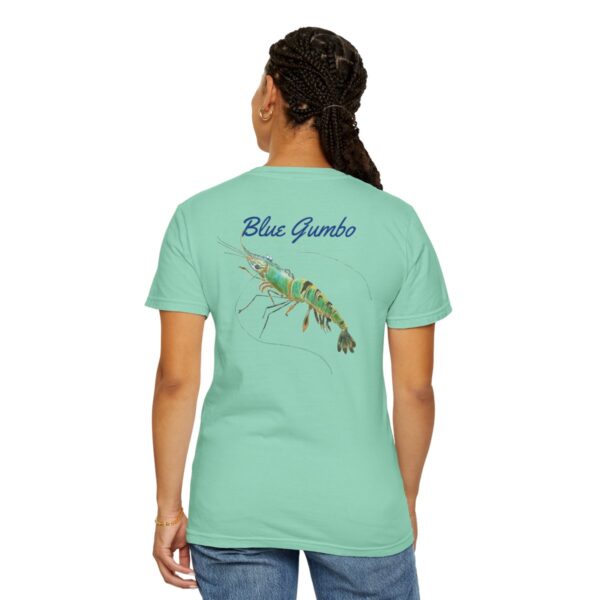 Blue Gumbo Shrimp Series T-shirt, Men's T-Shirt - Image 53