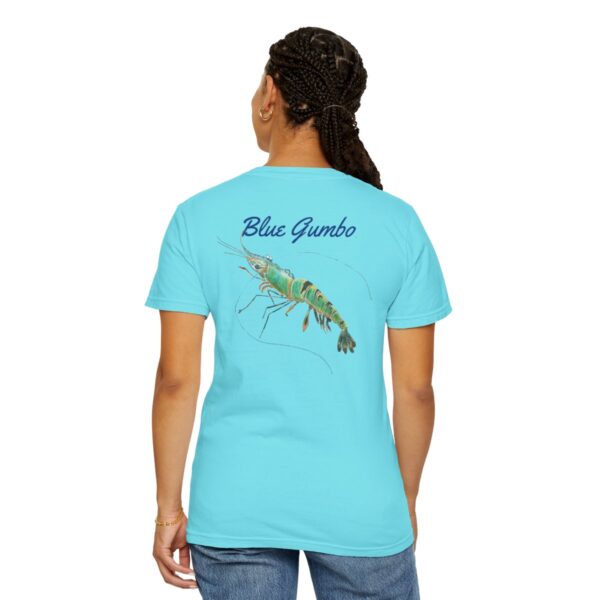 Blue Gumbo Shrimp Series T-shirt, Men's T-Shirt - Image 105