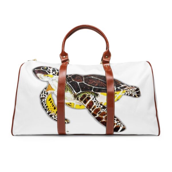 "Sea Turtle: Sea Life Series”™ Waterproof Travel Bag, Duffle Bag, Turtle duffle bag, Sea Turtle Duffle Bag, Travel Bag, Sea Turtle Travel Bag, Turtle Travel bag, Airline bag, Carry on Bag, Turtle Carry on Bag, Turtle Airline Bag, Sea Turtle Airline Bag, Waterproof Bag - Image 3