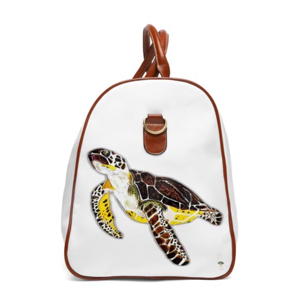 "Sea Turtle: Sea Life Series”™ Waterproof Travel Bag, Duffle Bag, Turtle duffle bag, Sea Turtle Duffle Bag, Travel Bag, Sea Turtle Travel Bag, Turtle Travel bag, Airline bag, Carry on Bag, Turtle Carry on Bag, Turtle Airline Bag, Sea Turtle Airline Bag, Waterproof Bag - Image 4